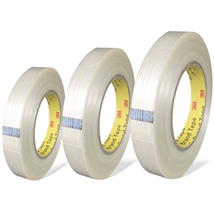 3M纖維膠帶3M進(jìn)口強(qiáng)力玻璃纖維 耐高溫?zé)o痕單面條紋膠帶